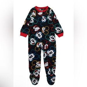 NEW Disney's Mickey Mouse Toddler Boy Microfleece Footed Pajamas size 5T